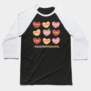 Assistant Principal Valentines Day Baseball T-Shirt